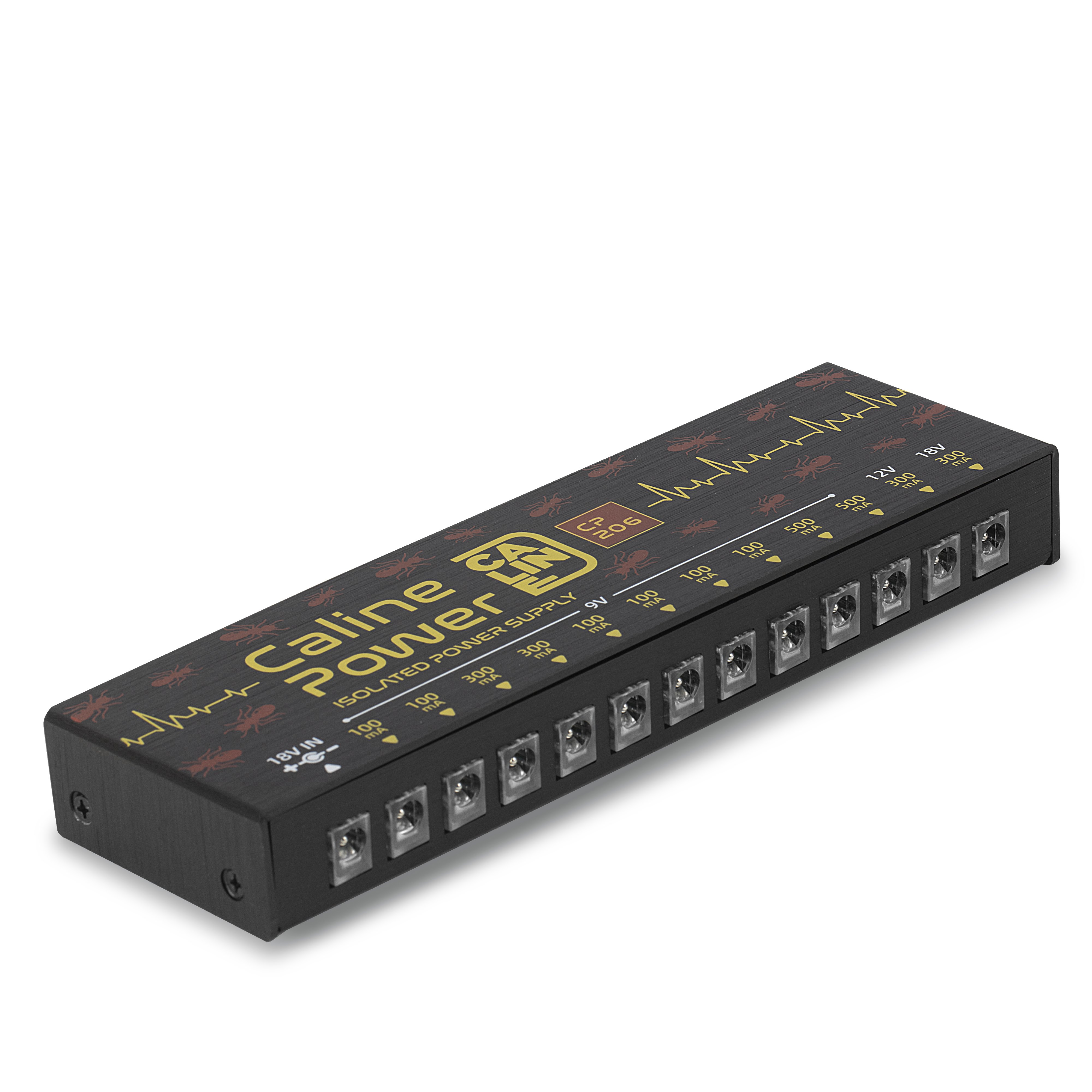 CP206 Fully Isolated pedalboard power supply_Caline Technology