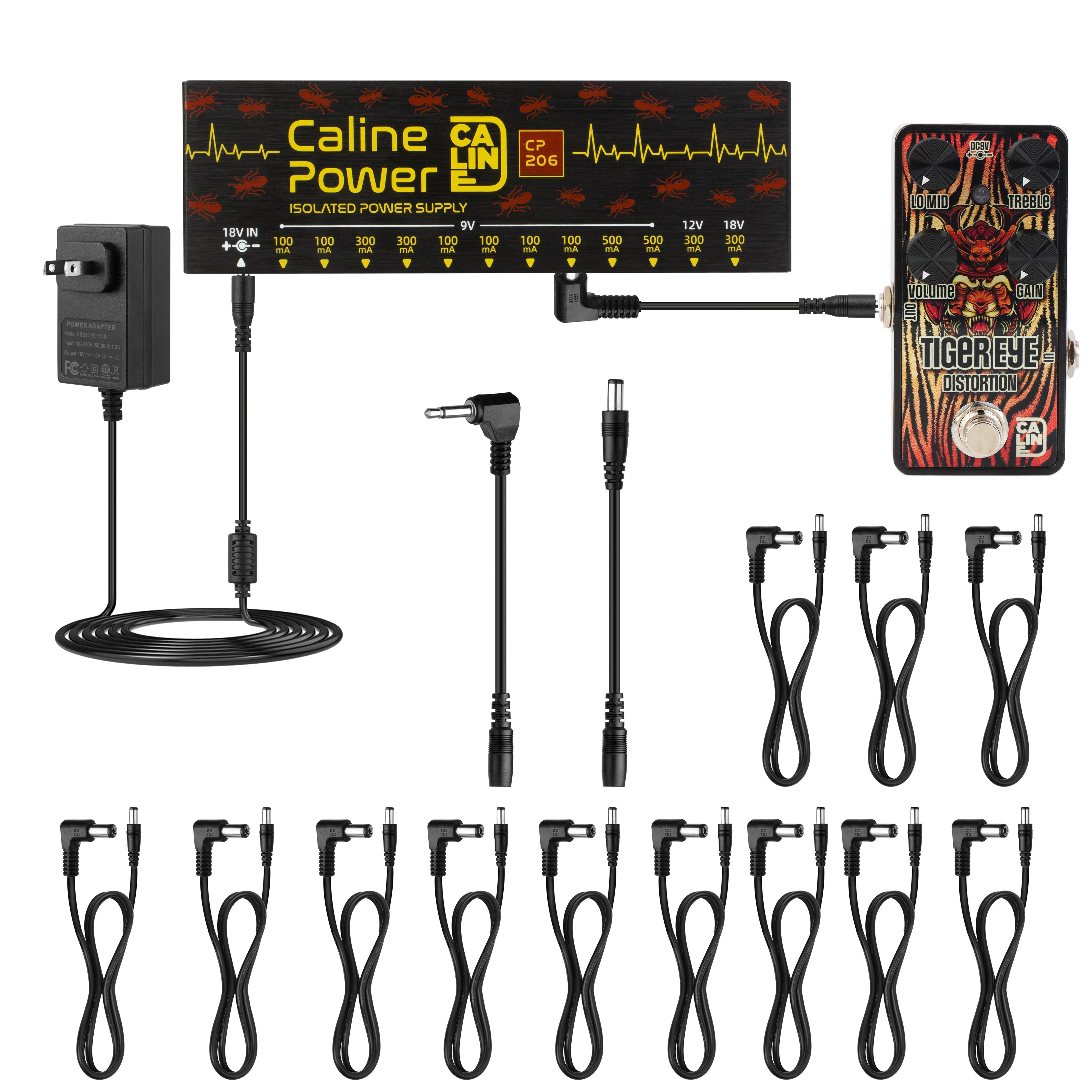 CP206 Fully Isolated pedalboard power supply_Caline Technology