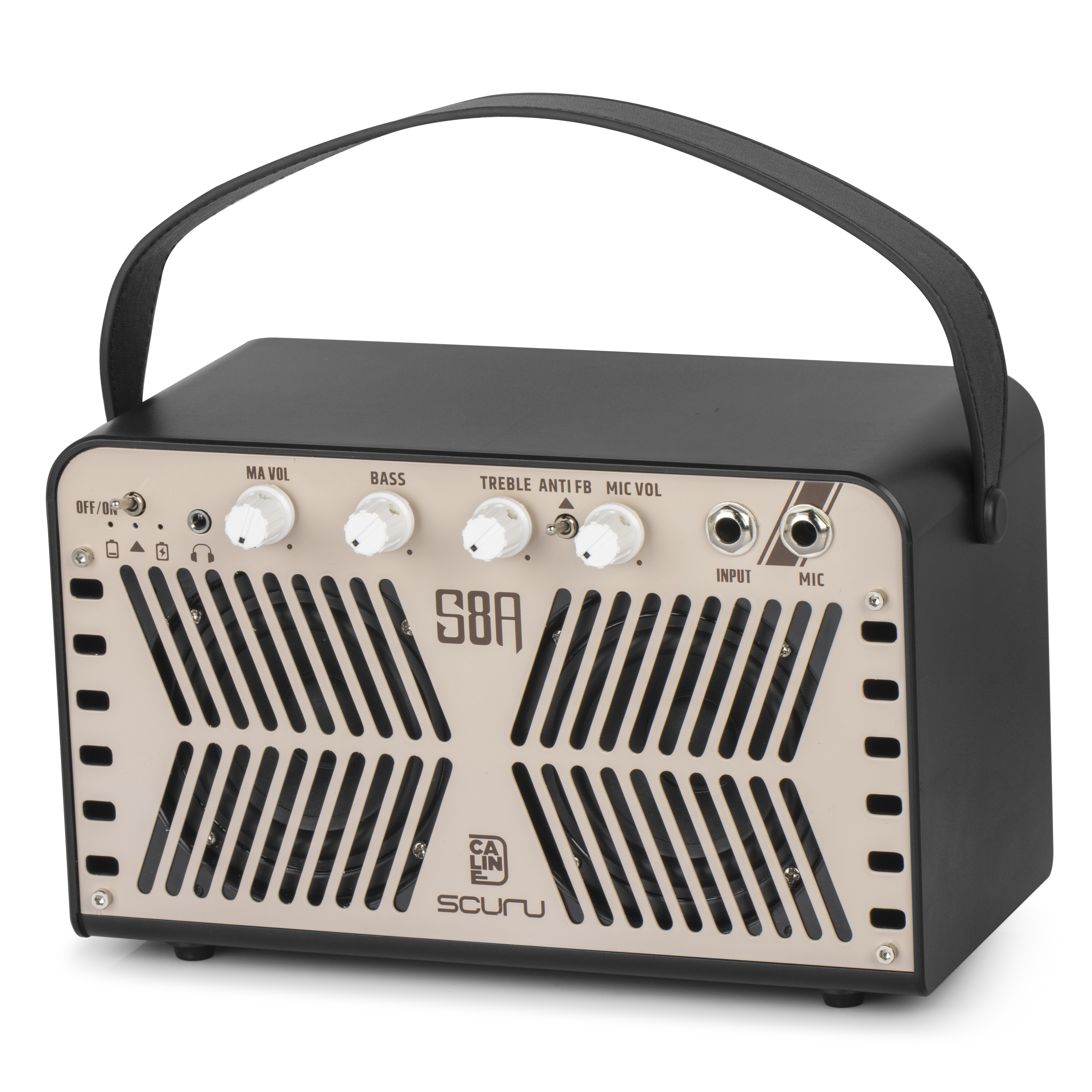 Caline Scuru S8A 20W portable acoustic guitar amplifier with Bluetooth