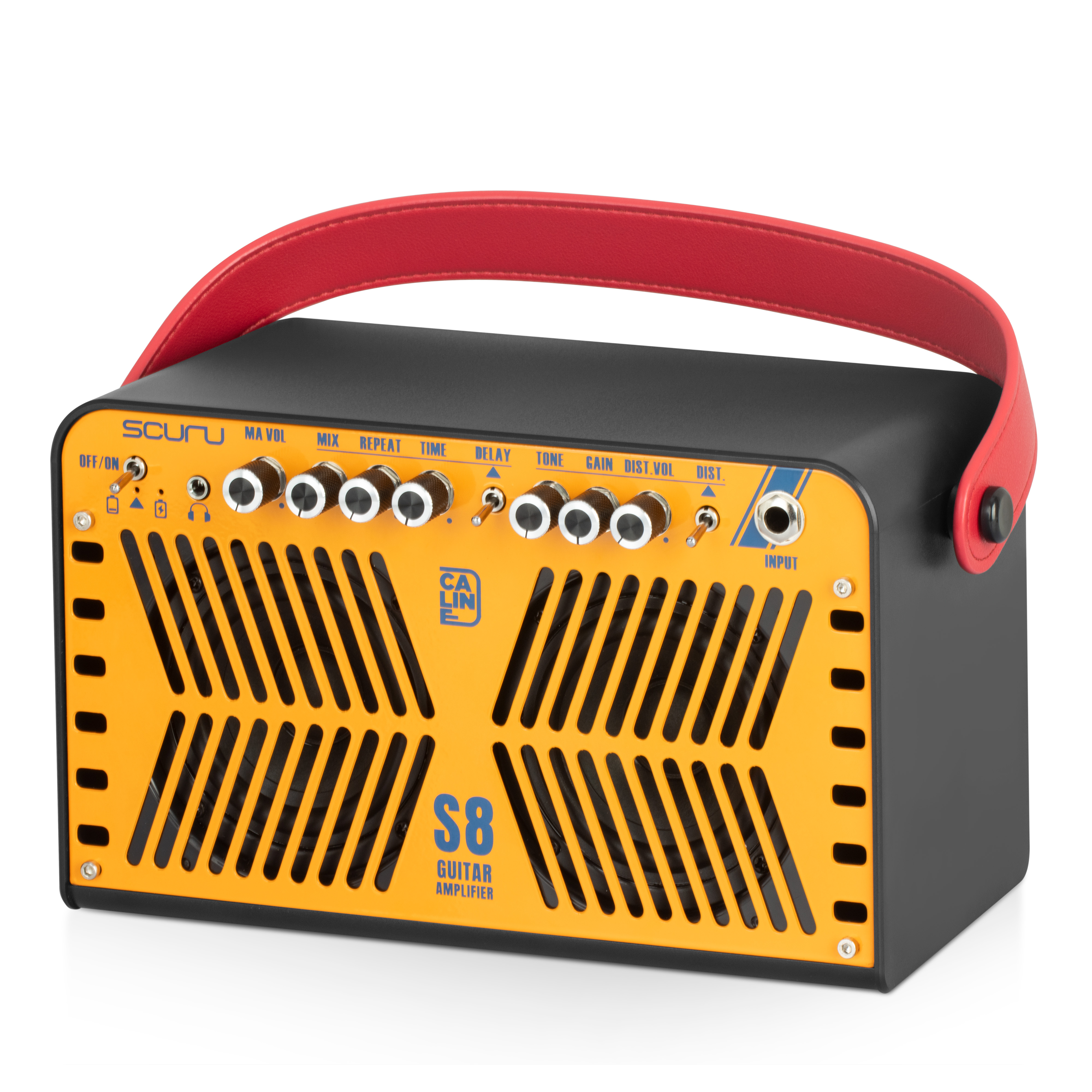 Caline Scuru S8G 20W portable guitar amplifier with Bluetooth